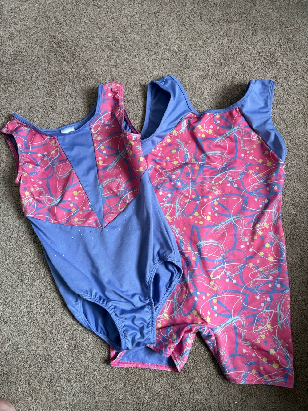 Cat & Jack Lavender Girls Active Leotard Set